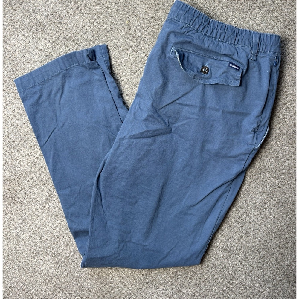 Chubbies Pants Mens XXL Blue Everywear Drawstring Elastic Stretch Preppy Beach